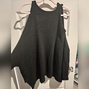 Oversized Open Shoulder Sweater